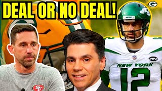 Aaron Rodgers TRADE MOVES FORWARD?! Jets & Packers Play DEAL OR NO DEAL?! Florio SLAMS 49ers RUMORS!