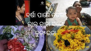 ବର୍ଷା ପାଗେ ତତଲା ଲାଲ୍ ଚାହା ସାଙ୍ଗେ ଗରମ୍ ଗରମ୍ ଚୁଡ଼ା ଭଜା