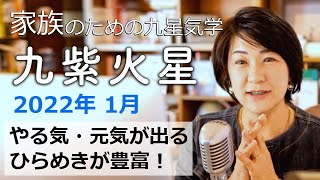 【九紫火星さんに伝えたい！】九星気学で占う2022年1月の運勢。