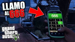 ¿QUE PASA SI LLAMAS AL 666 EN GTA V? Grand Theft Auto 5 Online Misterios