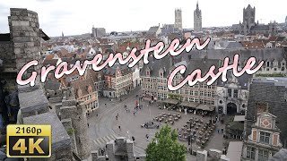 Gravensteen Castle in Ghent  - Belgium 4K Travel Channel