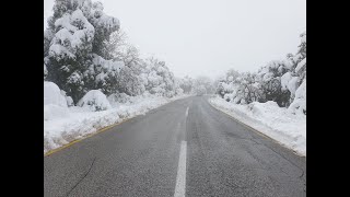 Golan heights rare snow storm, Israel, 2021. אירוע שלג נדיר ברמת הגולן, 2021.