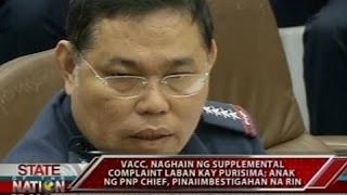 SONA: VACC, naghain ng supplemental complaint laban kay Purisima