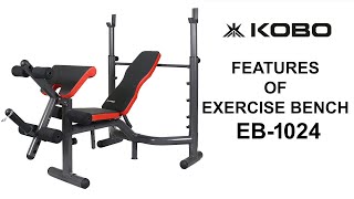 Kobo EB-1024 Olympic Adjustable Bench