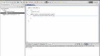 Eclipse Java 'Hello World' Introduction Tutorial