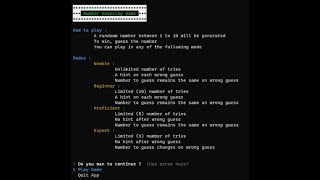 CLI Number Guessing Game using TypeScript (Demo)