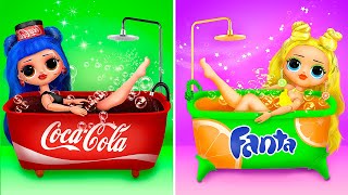Fanta vs Coca Cola / 14 DIY LOL Surprise OMG Ideas