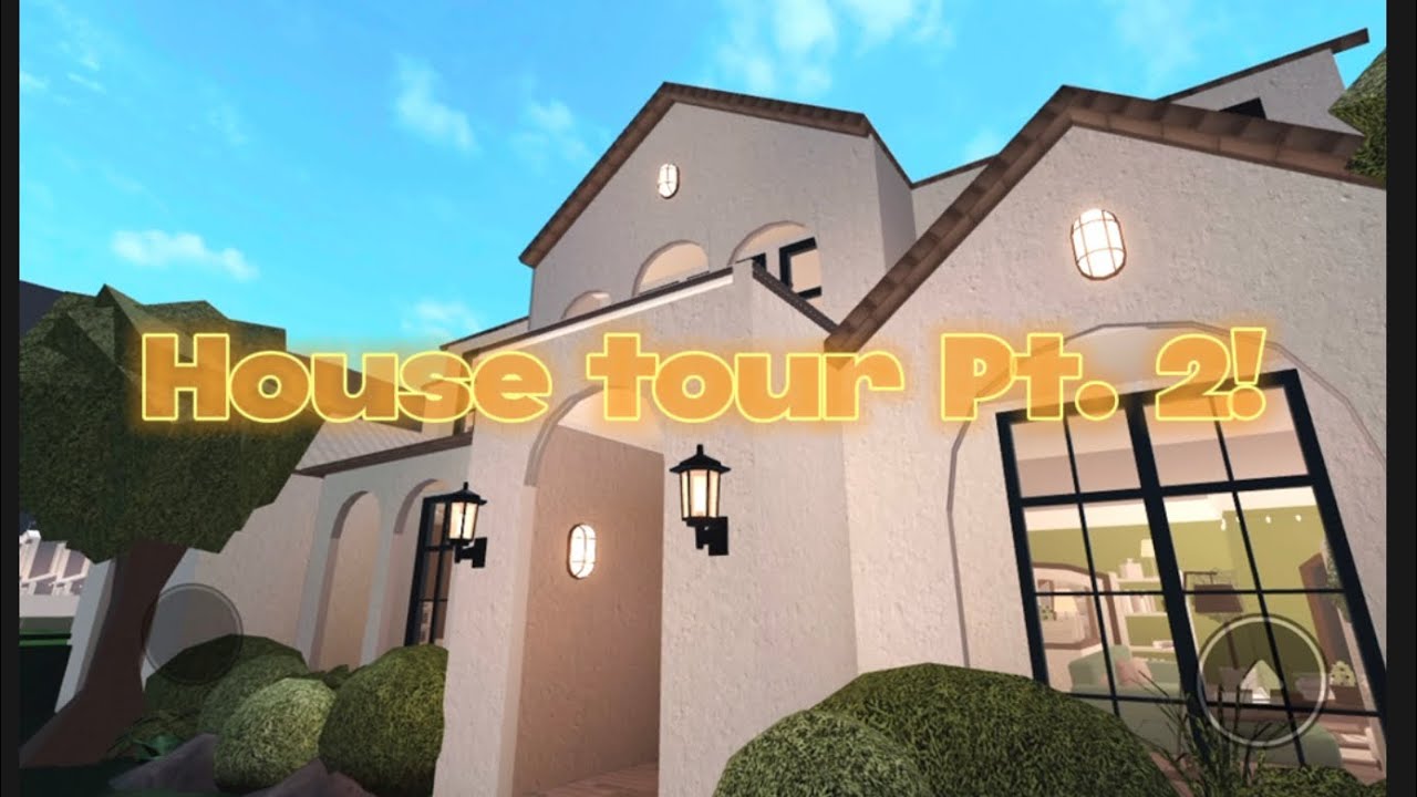 House Tour Pt 2 Roblox Bloxburg Youtube