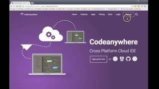 Create CodeAnywhere Account