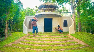 We Build The Most Epic Jungle Home Villa by Hand