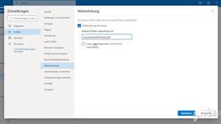 Weiterleitung Outlook