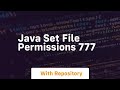 java set file permissions 777