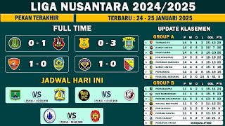 Hasil dan Klasemen Liga Nusantara 2025 Pekan 14 - Jadwal Liga Nusantara 2025 Grup B Hari ini