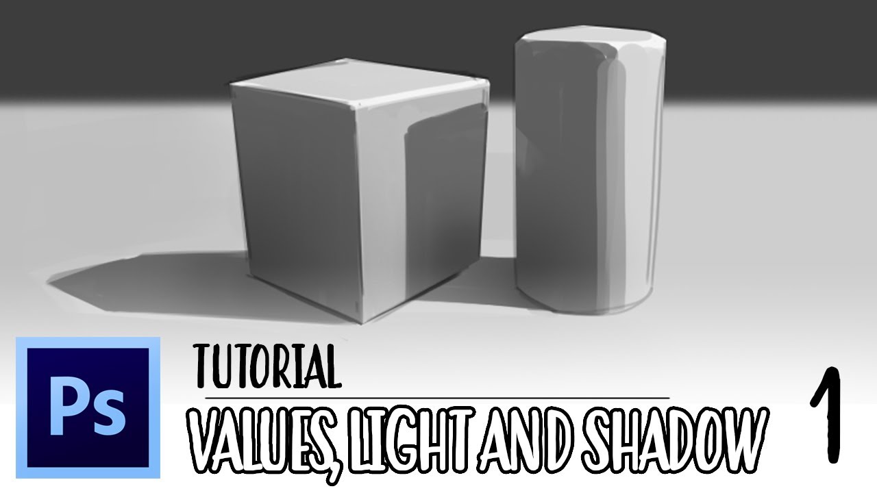 Values Light And Shadow Part 1 Digital Art Tutorial Youtube