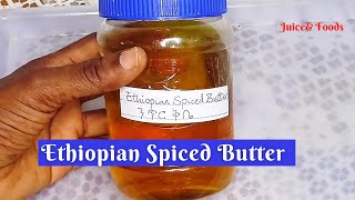 How to make Ethiopian Spiced Clarified Butter - Homemade Ghee