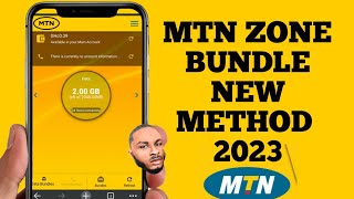 MTN Zone Bundle new method 2023 - Working 100%