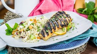 Grilled Stuffed Branzino with Orzo - Home \u0026 Family