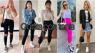 OUTFITS JUVENILES con TENIS de MODA 2022 ROPA de MODA para ADOLESCENTES LOOKS CASUALES con TENIS