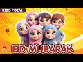 Eid Song for Kids | Eid Mubarak Nasheed | Islamic Songs for Children | Kids Cartoon | Muslim Songs