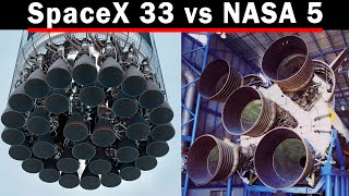 Why Does SpaceX Use 33 Engines While NASA Used Just 5?