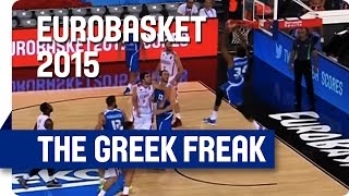 Antetokounmpo's Amazing Alley-Oop Dunk! - EuroBasket 2015