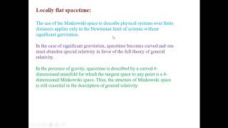 76  Minkowski Spacetime MTH623   Tensor Analysis