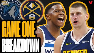 Timberwolves-Nuggets: How Anthony Edwards & Wolves SHOCKED Jokic & Nuggets in Game 1 | Hoops Tonight