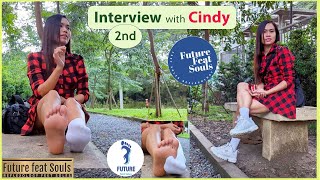 Cindy 2nd Interview | Reflexology \u0026 Foot massage | Public feet interview