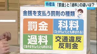 特措法が改正…「罰金」と「過料」の違いは？