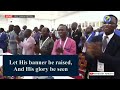 Pastor Emmanuel Kyei Boate led Praises at All Minister Conference Opening Session