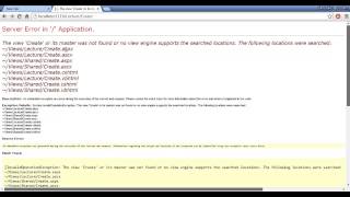ASP NET MVC 5 Step by Step - Part 3 - Controllers & Views Demo Project