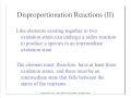 6 disproportionation reactions