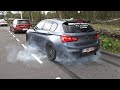 BMW M135i TTE550 & BMW M140i PURE TURBOS - BURNOUTS, REVS, ACCELERATIONS!