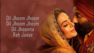 Arijit Singh: Dil Jhoom (LYRICS) | Gadar 2 | Sunny Deol, Ameesha Patel, Utkarsh Sharma, Mithoon