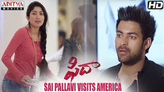 Fidaa Movie Best Scenes  | Sai Pallavi Visits America | Varun Tej, Sai Pallavi | Sekhar Kammula