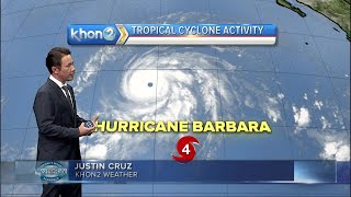 Hurricane Barbara Update Tuesday 11p