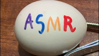 Raw egg peeling challenge : ASMR Live #162