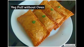 No Maida, No Butter, No Oven Flaky Veg Puff | Wheat Veg Puff in 2 ways | Kids Favorite Veg Pockets