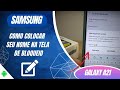 Como colocar seu nome na tela de bloqueio do Galaxy A21 - Passo a Passo