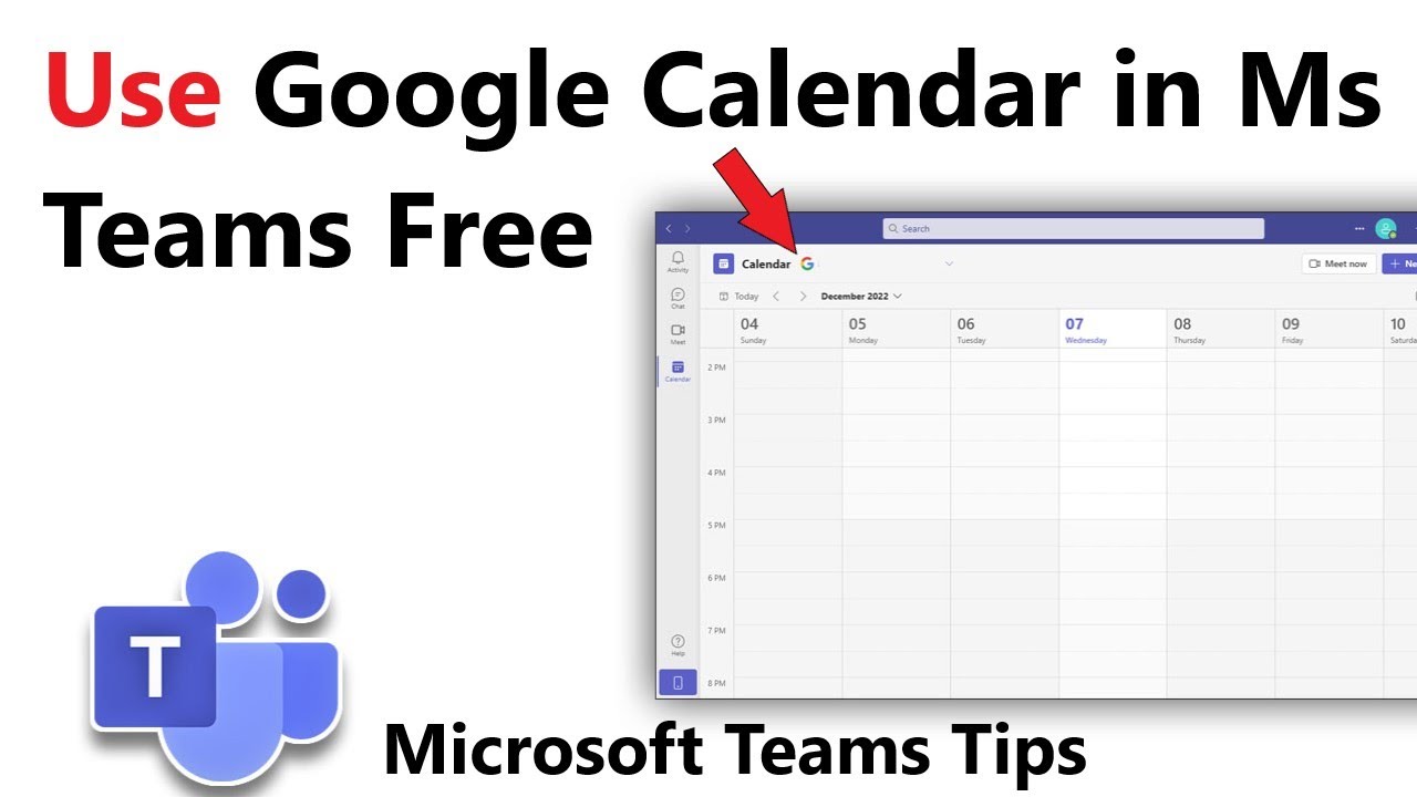 Add Google Calendar In Microsoft Teams | How To Connect Microsoft Teams ...