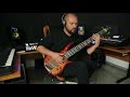 ibanez srms806 multiscale darkglass alpha omega ultra bass tapping. quick test