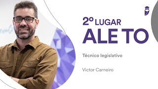 ALE TO: Conheça Victor Carneiro, 2º lugar para Técnico Legislativo - Designer Gráfico