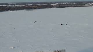 12/27/22 - Aerial Drone Video-Lake Waconia-Wagoners Bay