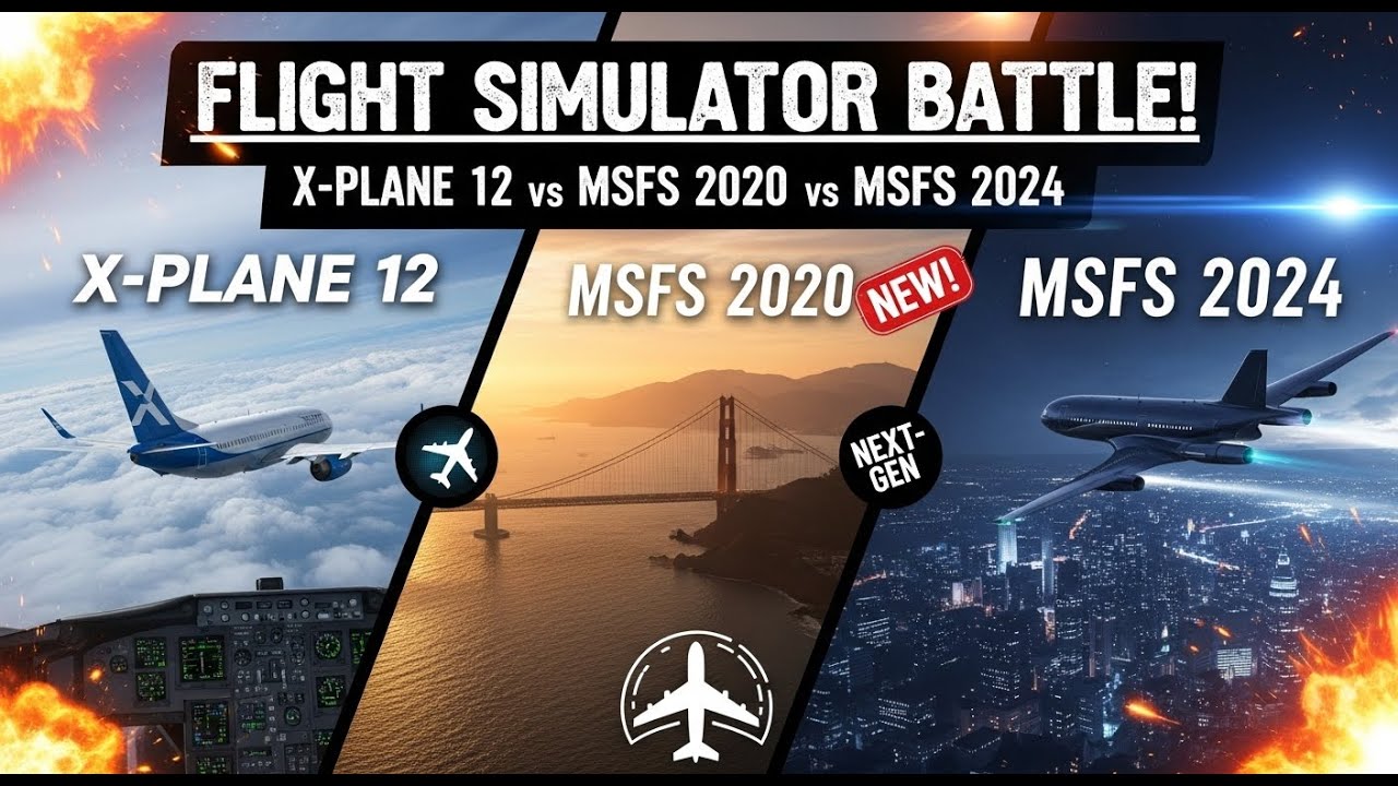 Msfs 2020 Vs Msfs 2024 Vs X Plane 12 Youtube