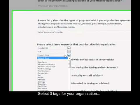 University of Michigan Student Organization Registration Tutorial University of Michigan Student Organization Registration Tutorial