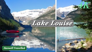 Lake Louise, Banff National Park, Rocky Mountains - Alberta Canada 4K Travel Video