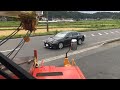 【隘路】すれ違いできない道でダンプと遭遇⁉️災害現場まで行ってきた！~回送編~