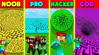 MINI GAME : CUỘC THI PRO VƯỢT MÊ CUNG VIP ** NOOB HÓA PRO THOÁT KHỎI MÊ CUNG VIP NHẤT MINECRAFT