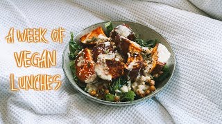 A WEEK OF VEGAN LUNCHES 🧡🥝 | Easy & Delicious Recipe Ideas