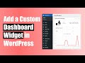 Add a Custom Dashboard Widget in WordPress - Plugin Development